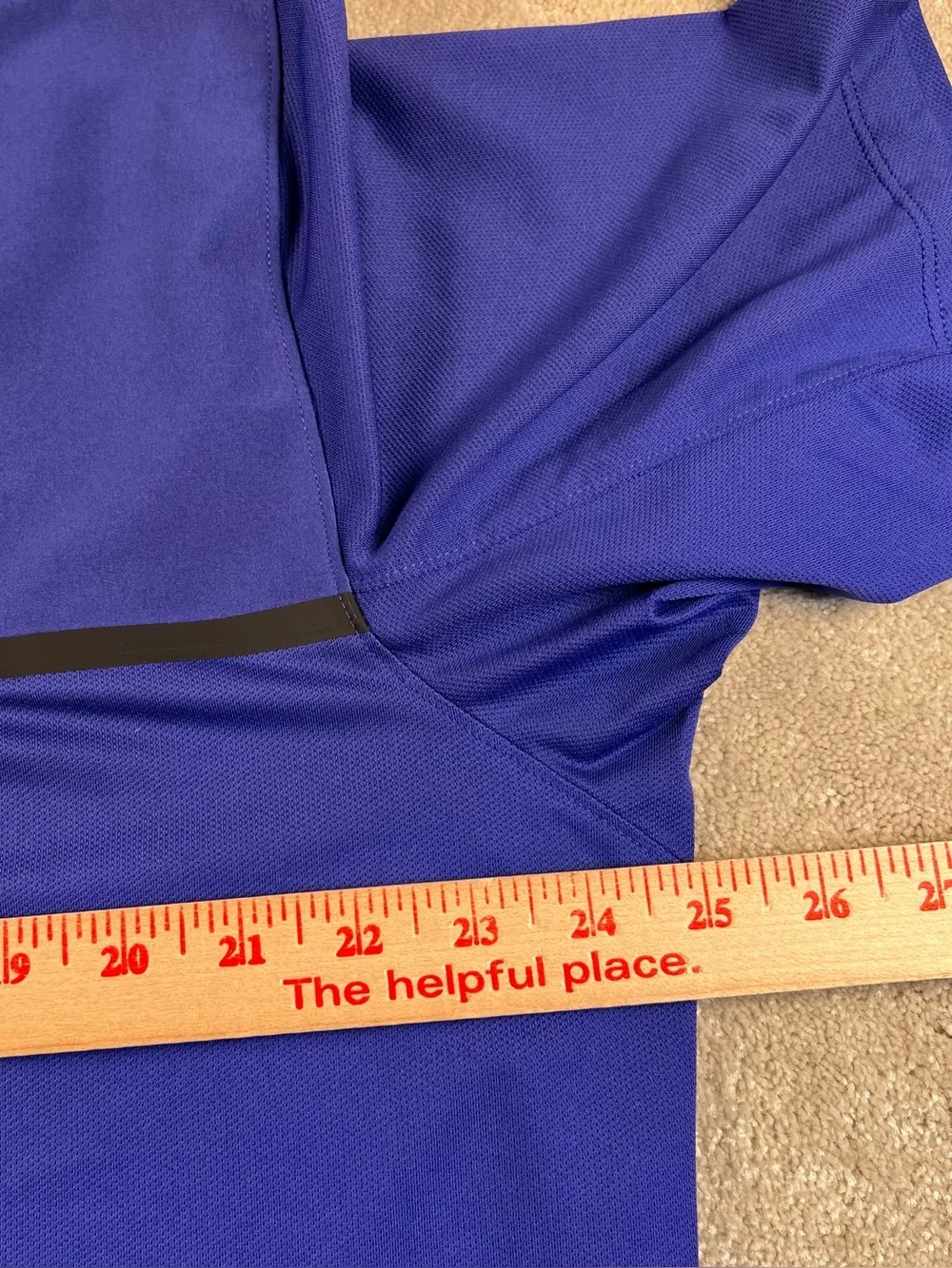 Nike Golf Polo Dri-Fit Blue Lightweight Standard Fit Men's XL